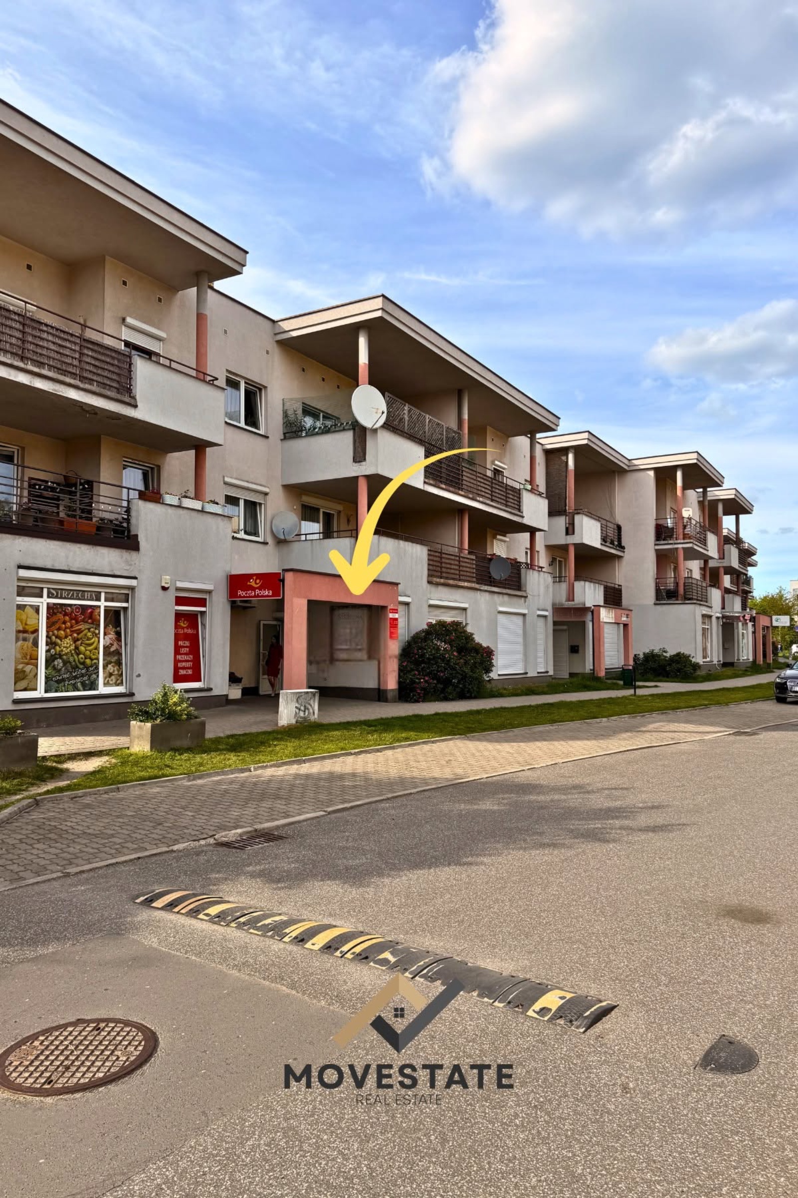 57 m² usługowo-handlowych do własnej aranżacji.